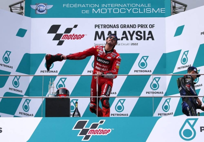 Bagnaia menang di Malaysia untuk semua kecuali melakar kejuaraan dunia MotoGP