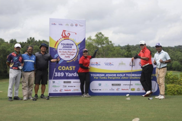 Kejohanan Golf Pelancongan Johor 2022 Menarik 160 Pemain