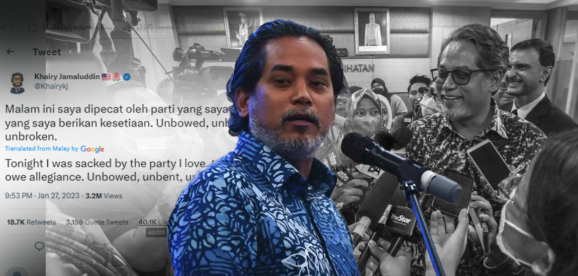 Dipecat daripada Umno, Khairy berkata ‘Tidak Tunduk, Tidak Bengkok, Tidak Terputus’