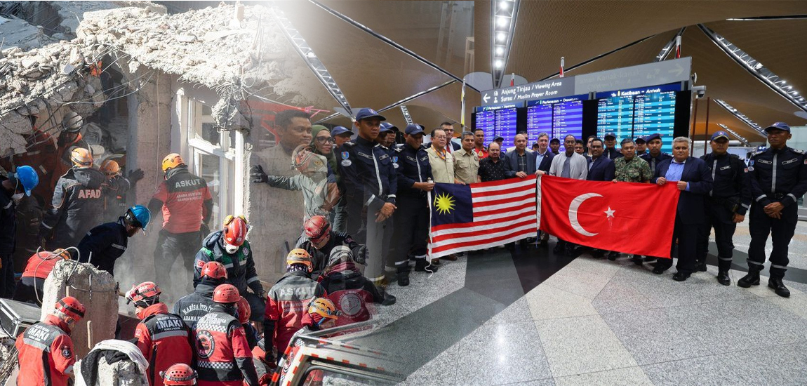 Lapangan Terbang Istanbul yang dikendalikan Malaysia Membantu Penyelamatan Gempa Bumi Turki