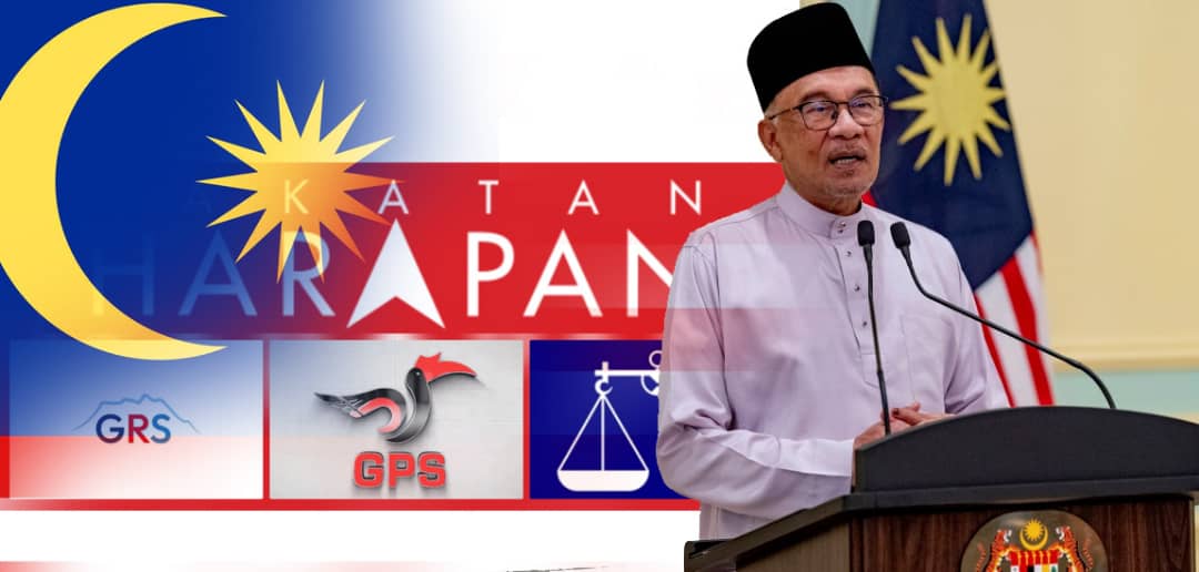 Gabungan 4 Parti Politik Sukarkan Gerakan Jatuhkan Kerajaan – Anwar