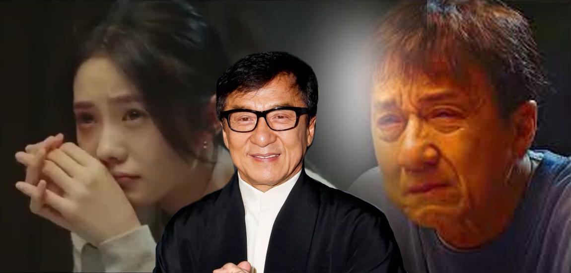 Jackie Chan Viral Dengan Klip Video Sedang Menangis Bersama Seorang Pelakon Wanita