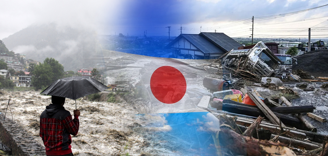Saintis Beri Amaran Hujan Lebat Yang Lebih  Ekstrem Akan Landa Jepun