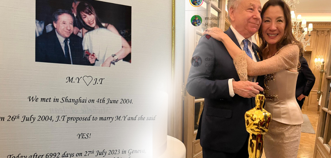 Tan Sri Michelle Yeoh, Datuk Seri Jean Todt Berkahwin Setelah 19 Tahun