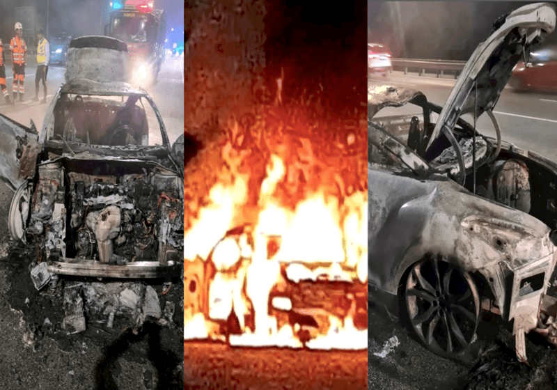 Kereta Terbakar, Pelakon Terkenal Roy Azman dan Keluarga Sempat Menyelamatkan Diri