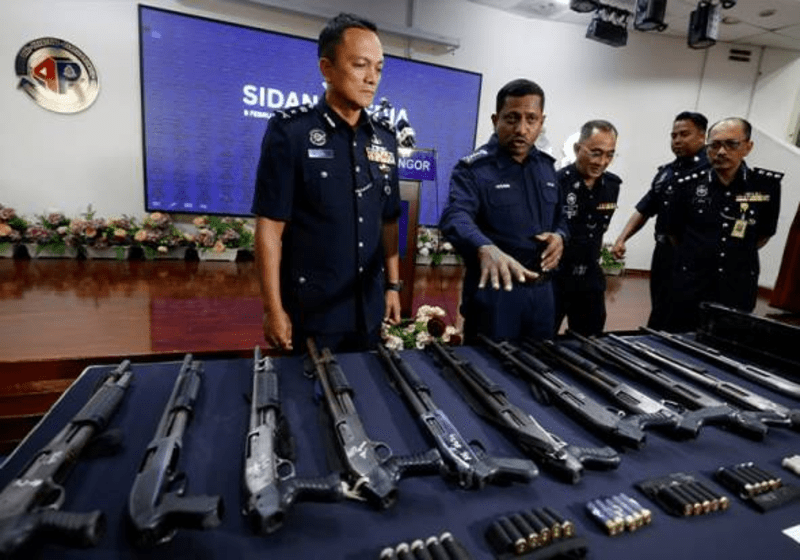 Sebelas Pengawal Keselamatan Ditahan Kerana Melanggar SOP Senjata Api di Sabak Bernam dan Kuala Selangor