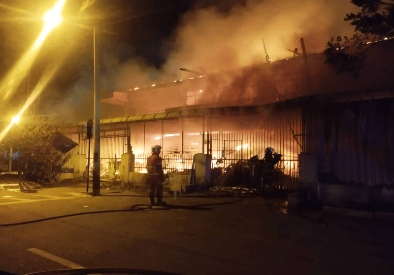 Warga Emas Rentung dalam Kebakaran di Kampung Baru Ayer Tawar