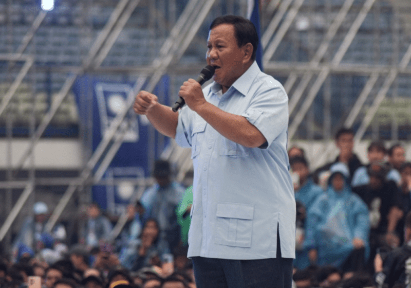 Prabowo Subianto Ungguli Undian Majoriti dalam Tinjauan untuk Pilihan Raya Presiden Indonesia