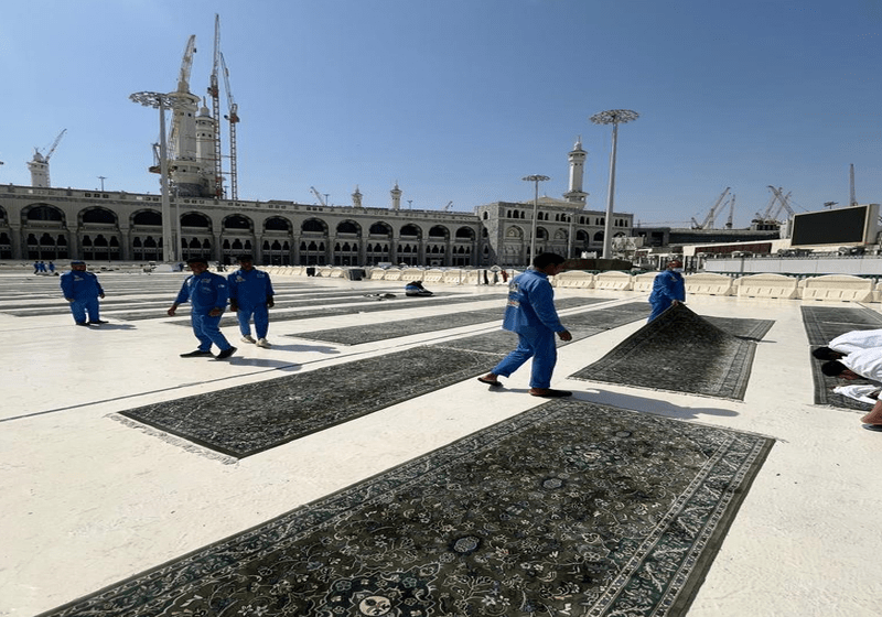 Penambahan 25,000 Permaidani Baharu di Masjidil Haram Makkah Sempena Ramadan