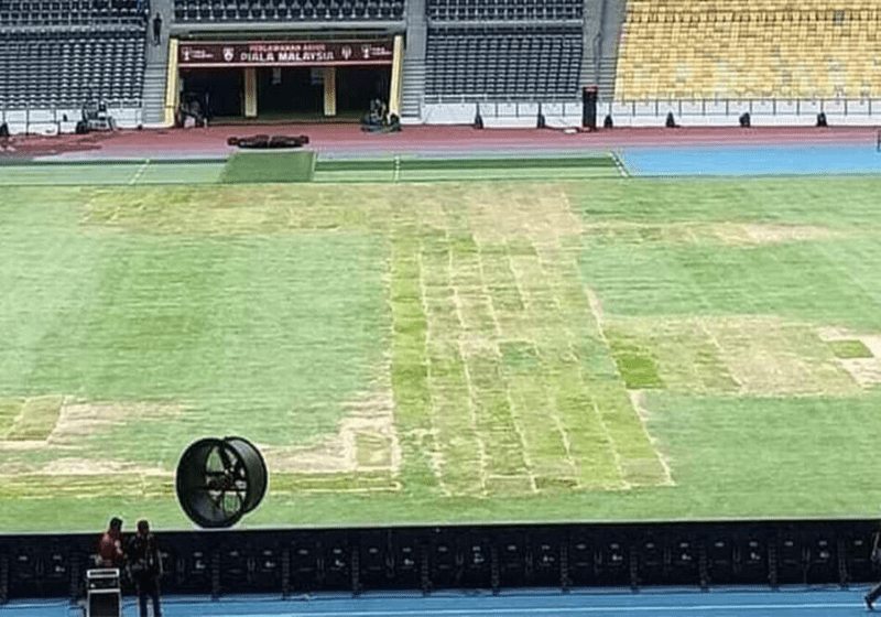 Malaysia dan Oman Terpaksa Batalkan Latihan kerana Kualiti Padang Stadium Nasional Bukit Jalil yang Sangat Teruk