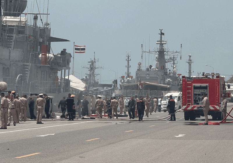 13 Tentera Laut Thailand Cedera dalam Kejadian Kapal Terbakar