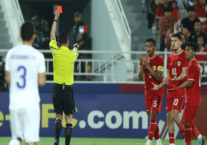 Rizky Ridho Dibuang Padang dalam Aksi Separuh Akhir Piala Asia B-23