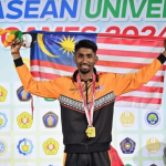 Thevendran Sumbangkan Pingat Emas ke-36 untuk Malaysia di Sukan Universiti ASEAN 2024