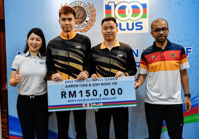 ‘Durian Runtuh’ Untuk Aaron-Wooi Yik dan Zii Jia Selepas Menang Pingat Gangsa Olimpik Paris