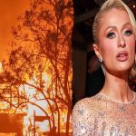 rumah Paris Hilton terbakar