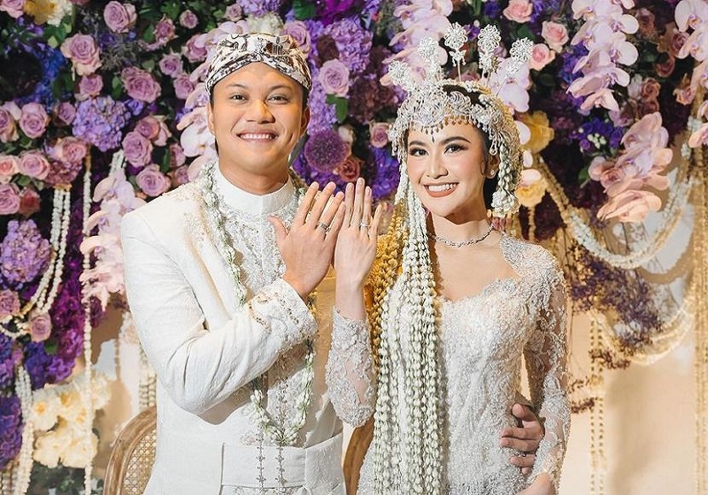 Rizky Febian dan Mahalini Akad Nikah Semula, Status Perkahwinan Kini Sah