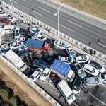 kemalangan jalan raya banyak kereta