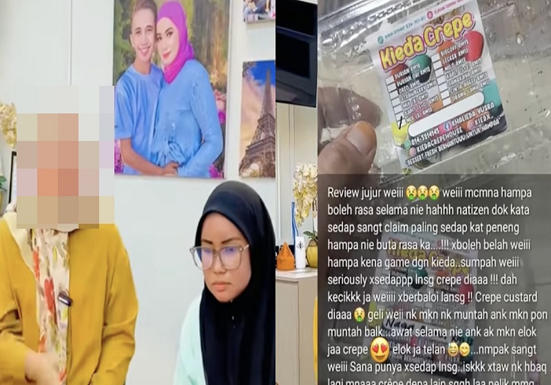 Kieda Crepe Mohon Maaf Secara Terbuka Selepas Dikecam