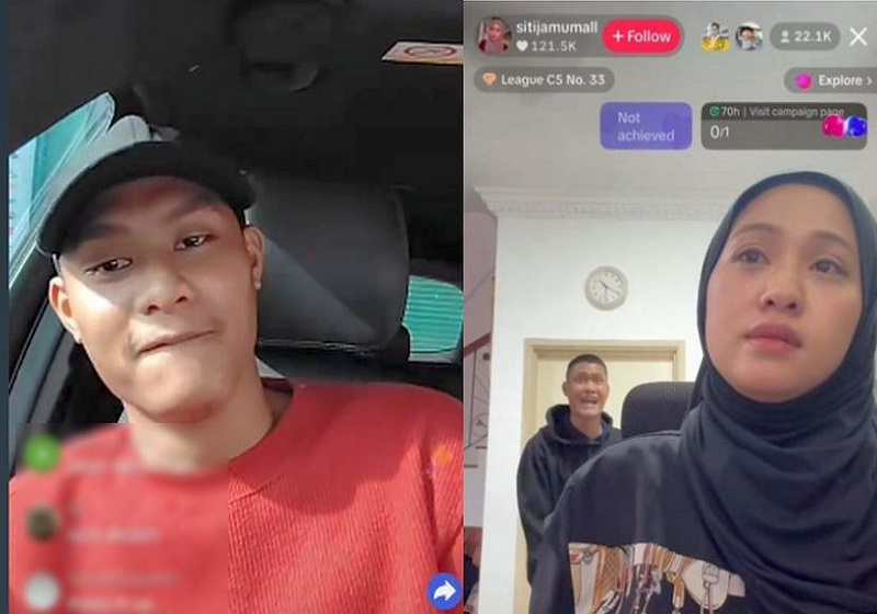 ‘Baju Merah Tu Aiman?’ – Netizen Curiga Konflik Rumah Tangga Siti Jamumall Cuma Strategi