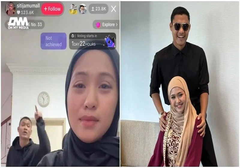 Pempengaruh Siti Jamumall Kena Cerai Talak Dua Masa Live TikTok