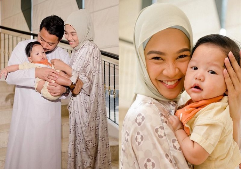Gambar Eksklusif Anak Nabila Razali, Nik Muhammad Tarik Peminat Media Sosial