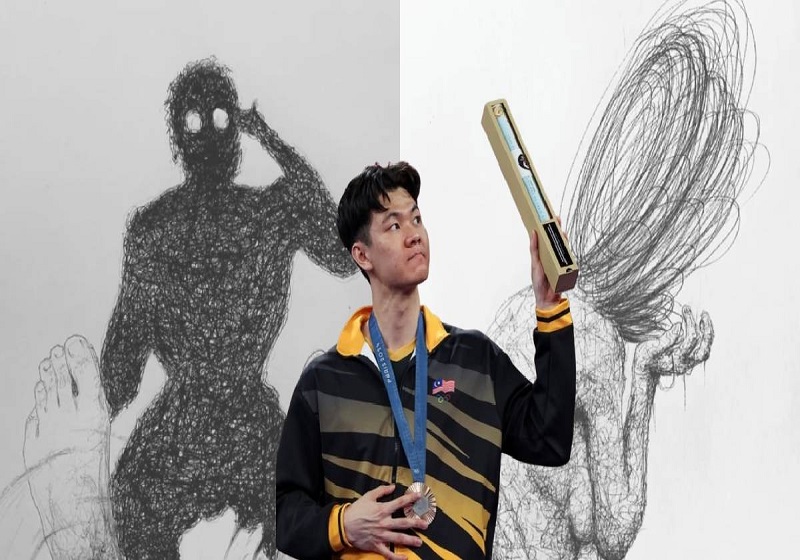Lee Zii Jia Muat Naik Ilustrasi Gelap, Netizen Risau Kemurungan