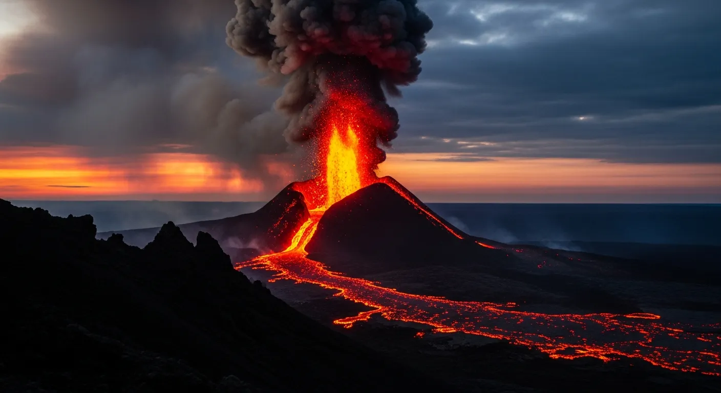 proses terjadinya gunung meletus