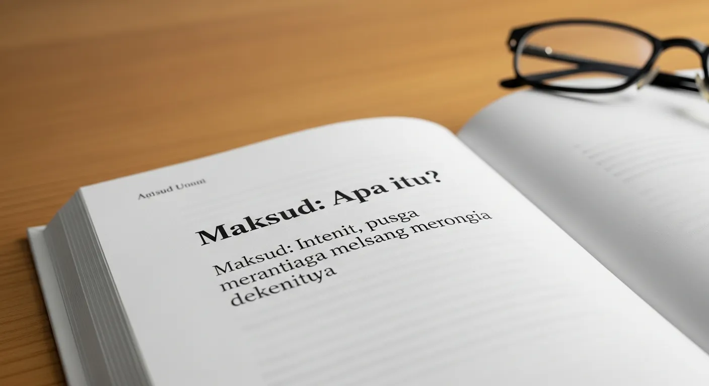 maksud apa itu