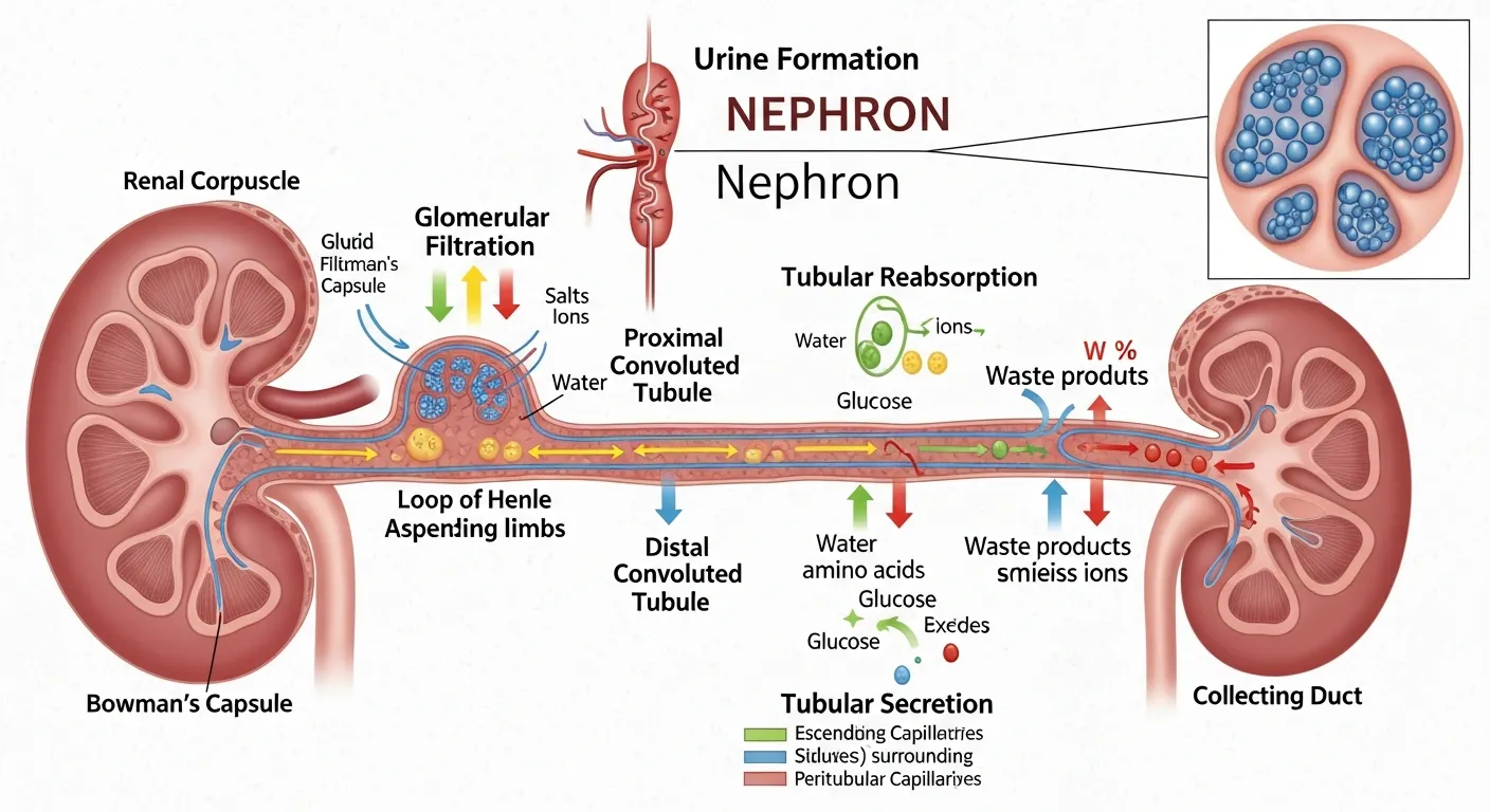 proses pembentukan urine