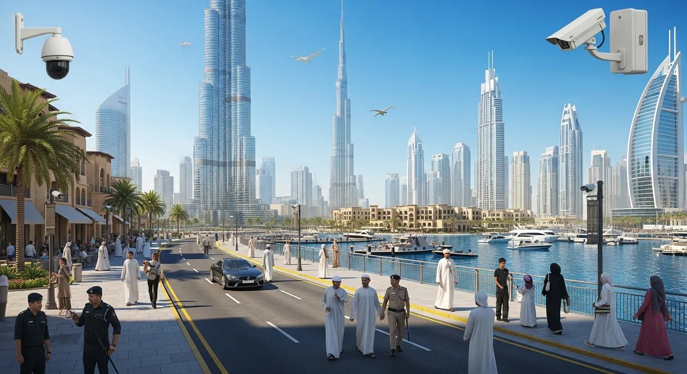 keselamatan bandar dubai